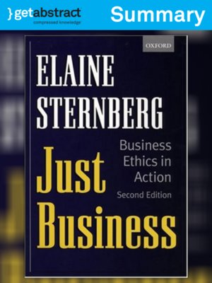 cover image of Just Business (Summary)